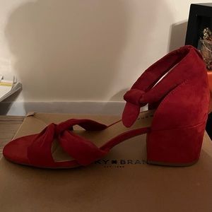 Luck Brand wrap red/rust sandal